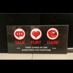 Talk Flirt Dare  card game